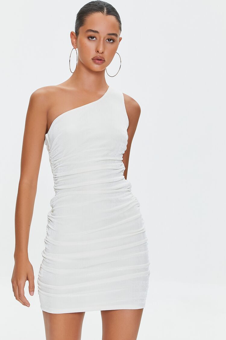 White Ruched Dress | Forever 21